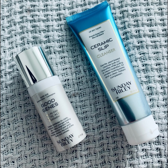 Sunday Riley Other - SUNDAY RILEY GOOD GENES Exfoliator and CERAMIC SLIP Face Cleanser balance purify
